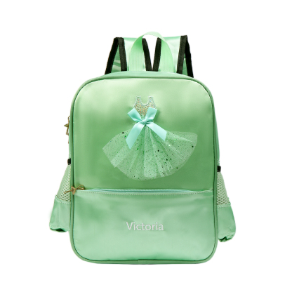 Personalised Name Band Princess Dress Accessories Satin Children Backpack Back To School Gift