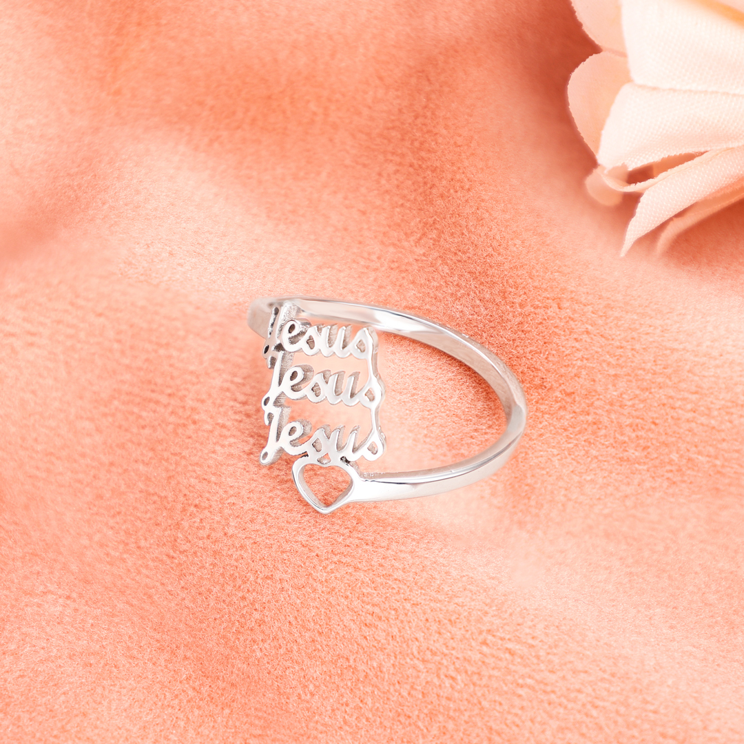 Personalised Family Name Ring Custom 3 Names Best Gift For Women