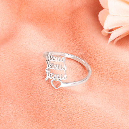 Personalised Family Name Ring Custom 3 Names Best Gift For Women