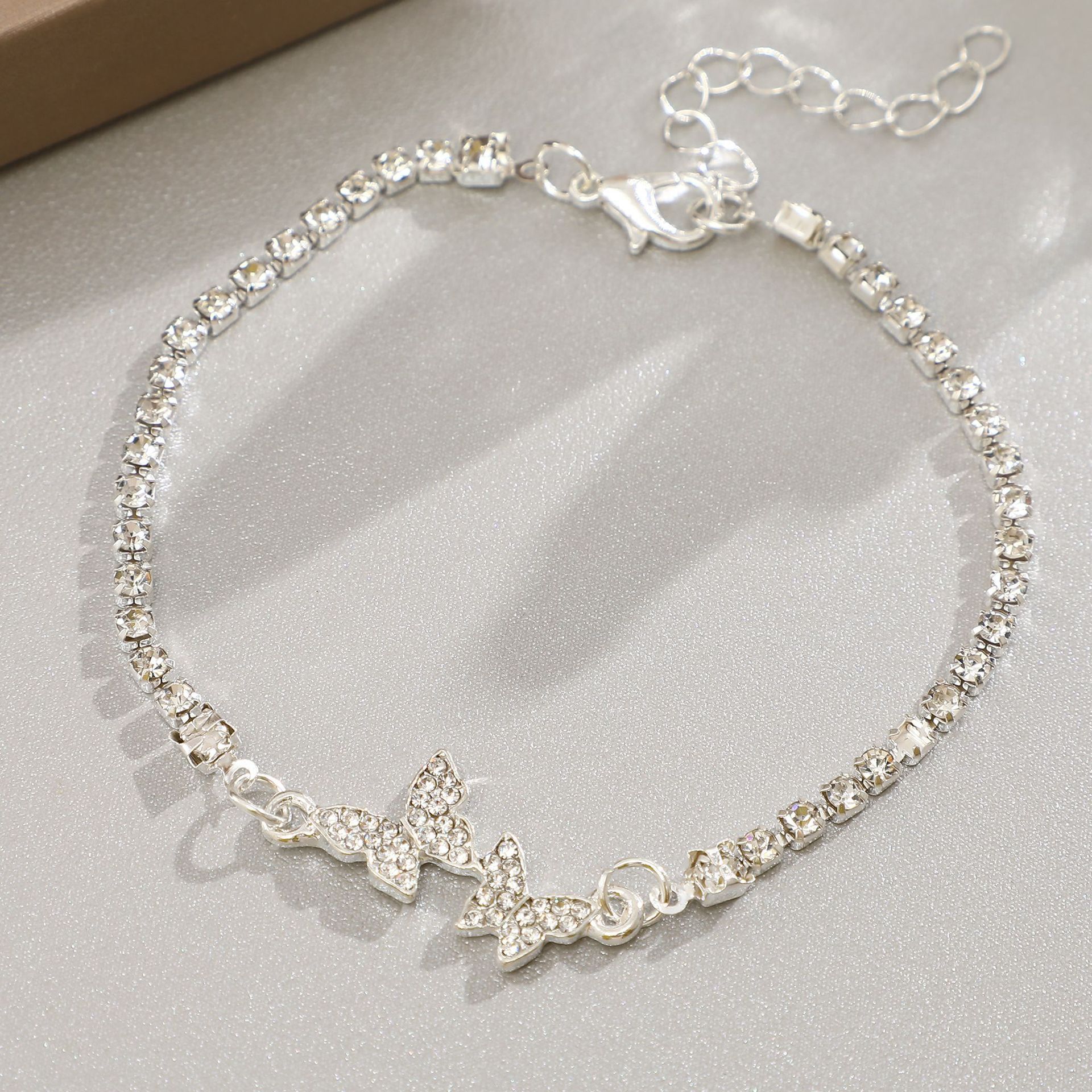 Butterfly Pendant Ankle Bracelet for Women