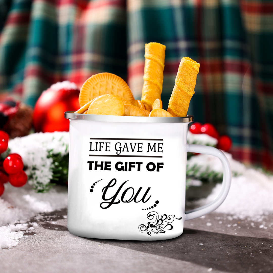 To My Bonus Daughter Mug Set With Gift Box Christmas Birthday Gift Ceramic Coffee Mug for Daughter