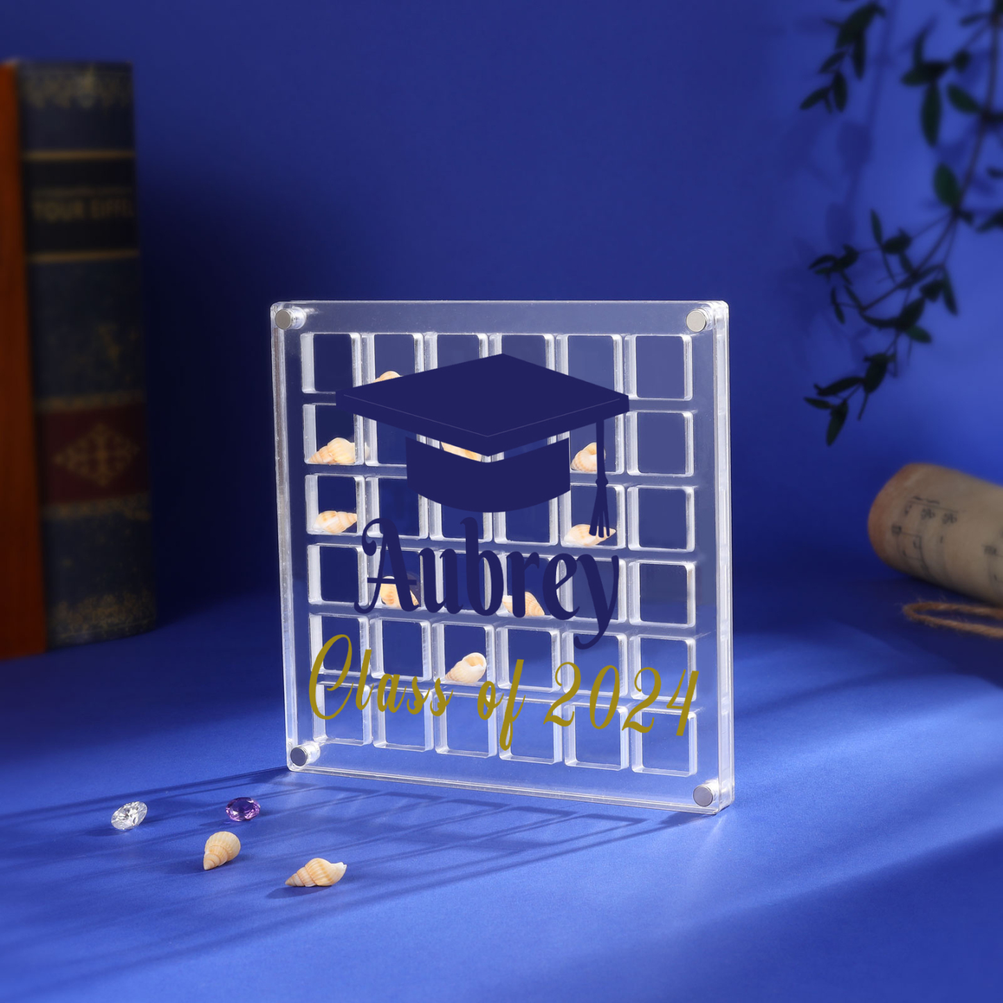 Personalised Acrylic Graduation Gift, Customized Name and Text Acrylic Ornament Gift For Her/Him