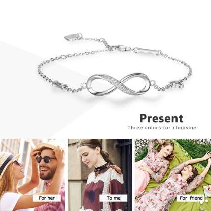 Adjustable Infinity Bracelets for Women