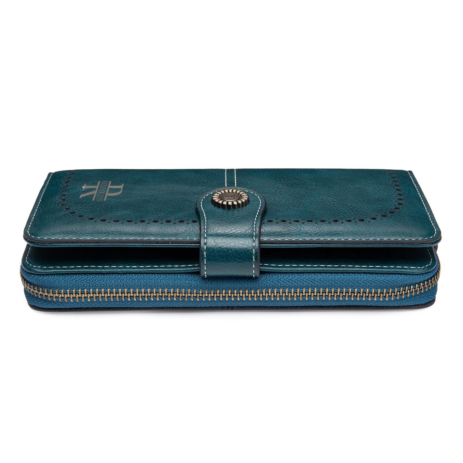 Custom Purse-4 Colors Unisex Purse Personalised Leather Wallet Engraving Names Zip Wallet Gifts for Men Women