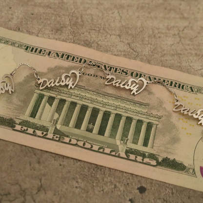 Personalized Name Ankle Bracelet Custom 4 Names Anklet Gifts for Her