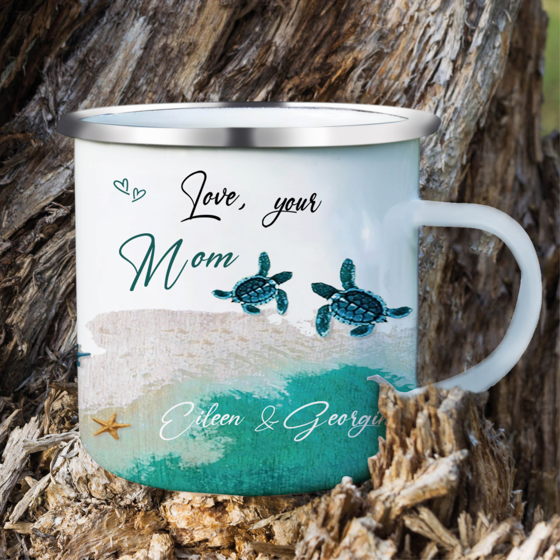 Personalised 2 Names Mug-Custom Set With Gift Box To My Daughter Christmas Birthday Gift Ceramic Coffee Mug for Family