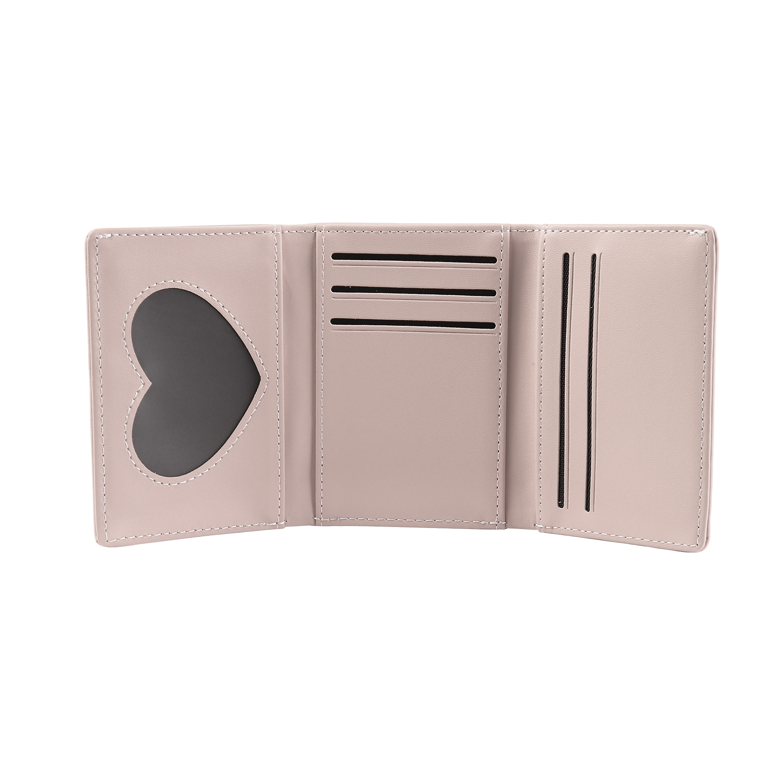 Custom Purse-Women's Personalised Photo PU Leather Flower Wallet Coin Purse Four Colors Available Gift for Her