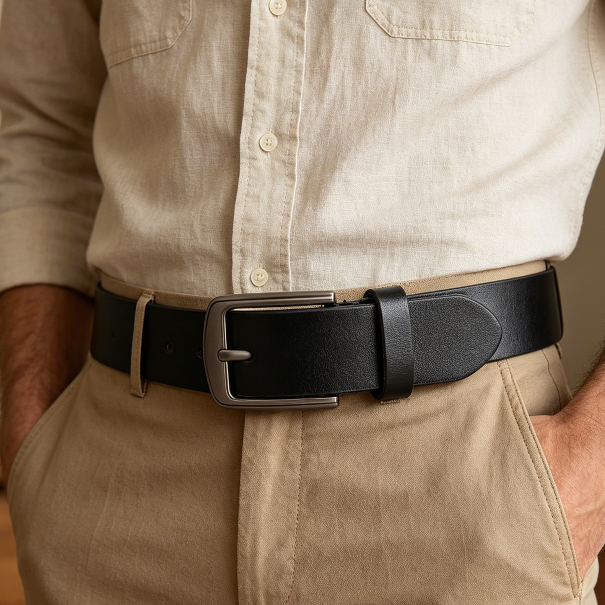 Personalised Football Leather Belt with 1-8 Names for Dad/Grandad