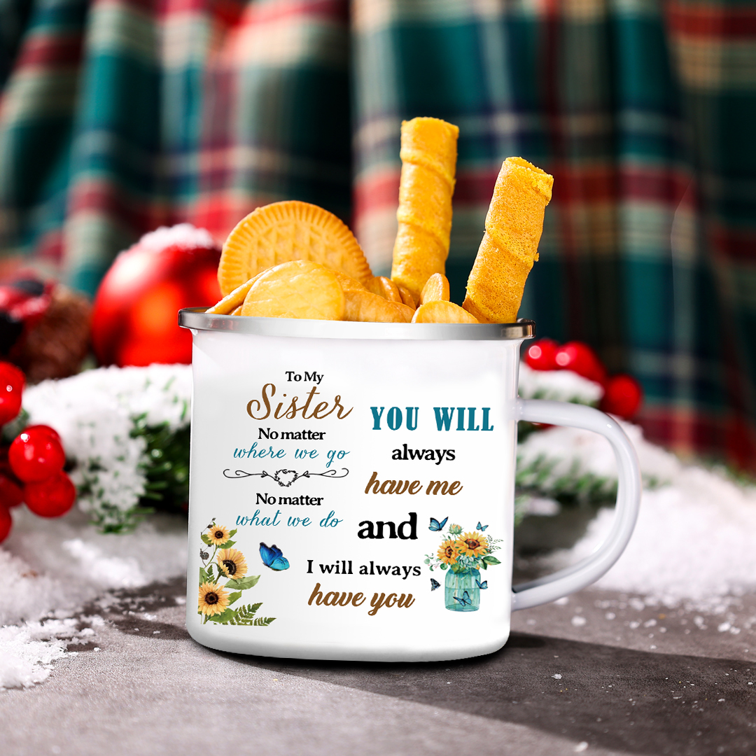 Personalised Photo Mug-Custom Set With Gift Box To My Sister Birthday Gift Ceramic Coffee Mug for Sister