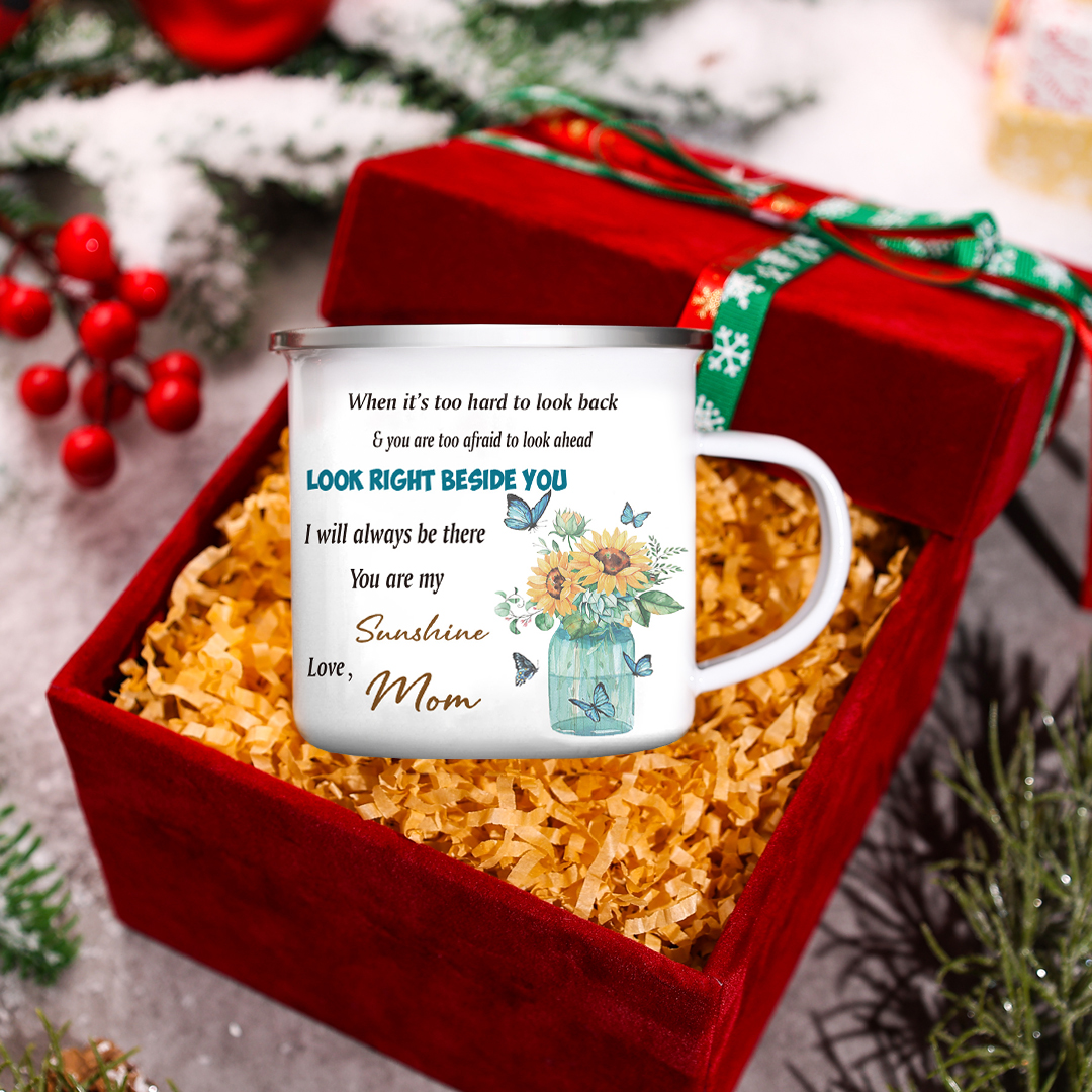 To My Daughter Mug Set With Gift Box Christmas Birthday Gift Ceramic Coffee Mug for Daughter
