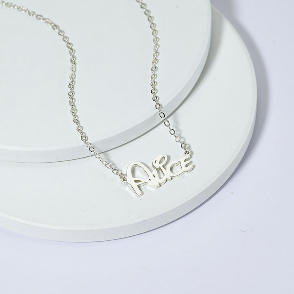 Personalised Necklace Custom 1 Name Necklace Gift For Women | Jessemade