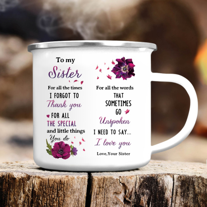 Personalised Photo Mug-Custom Set With Gift Box To My Sister Birthday Gift Ceramic Coffee Mug for Sister