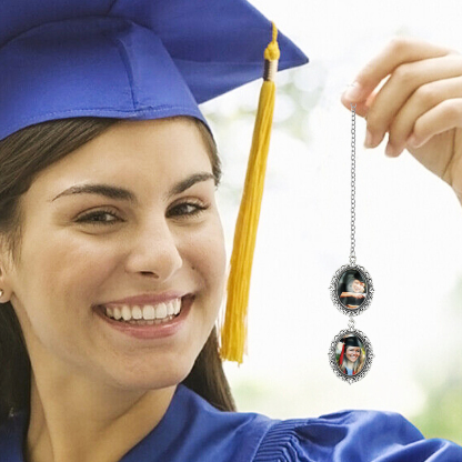 Personalised Custom 2 Photo Pendant, A Special Graduation Gift for Him