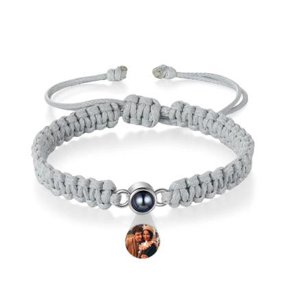 Personalised Projection Stone Bracelet – Customize 1 Photo – Valentine's Day Gift for Her/Him | Jessemade