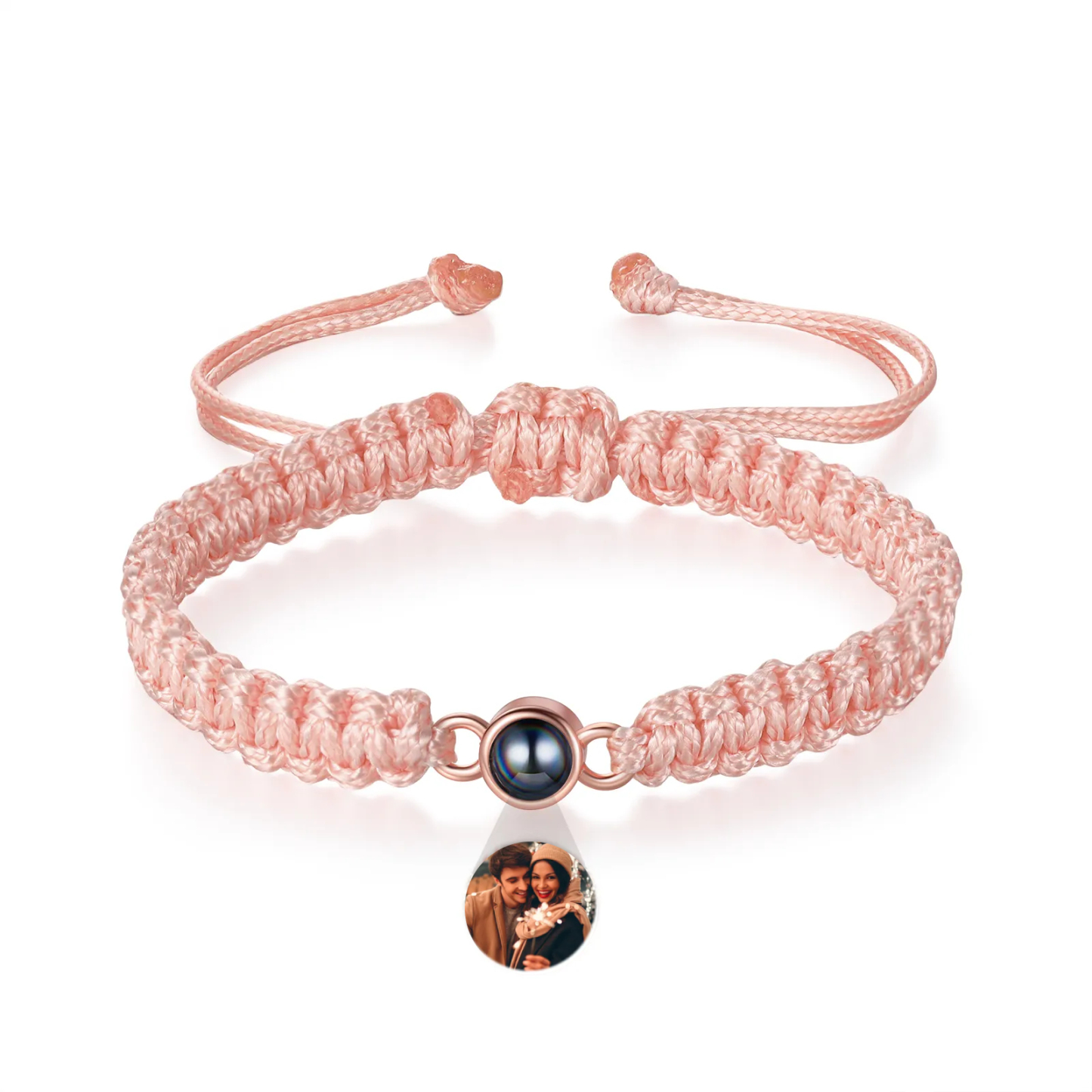 Personalised Projection Stone Bracelet – Customize 1 Photo – Valentine's Day Gift for Her/Him | Jessemade