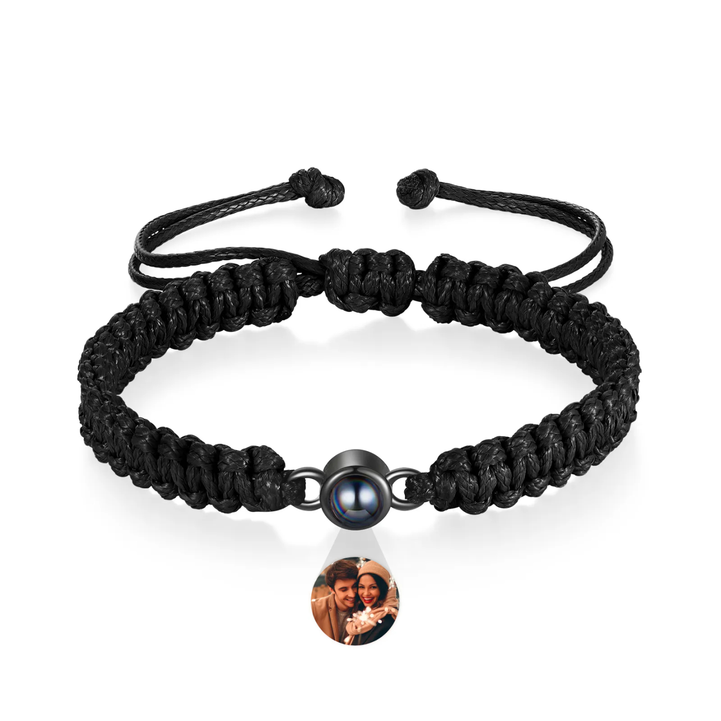 Personalised Projection Stone Bracelet – Customize 1 Photo – Valentine