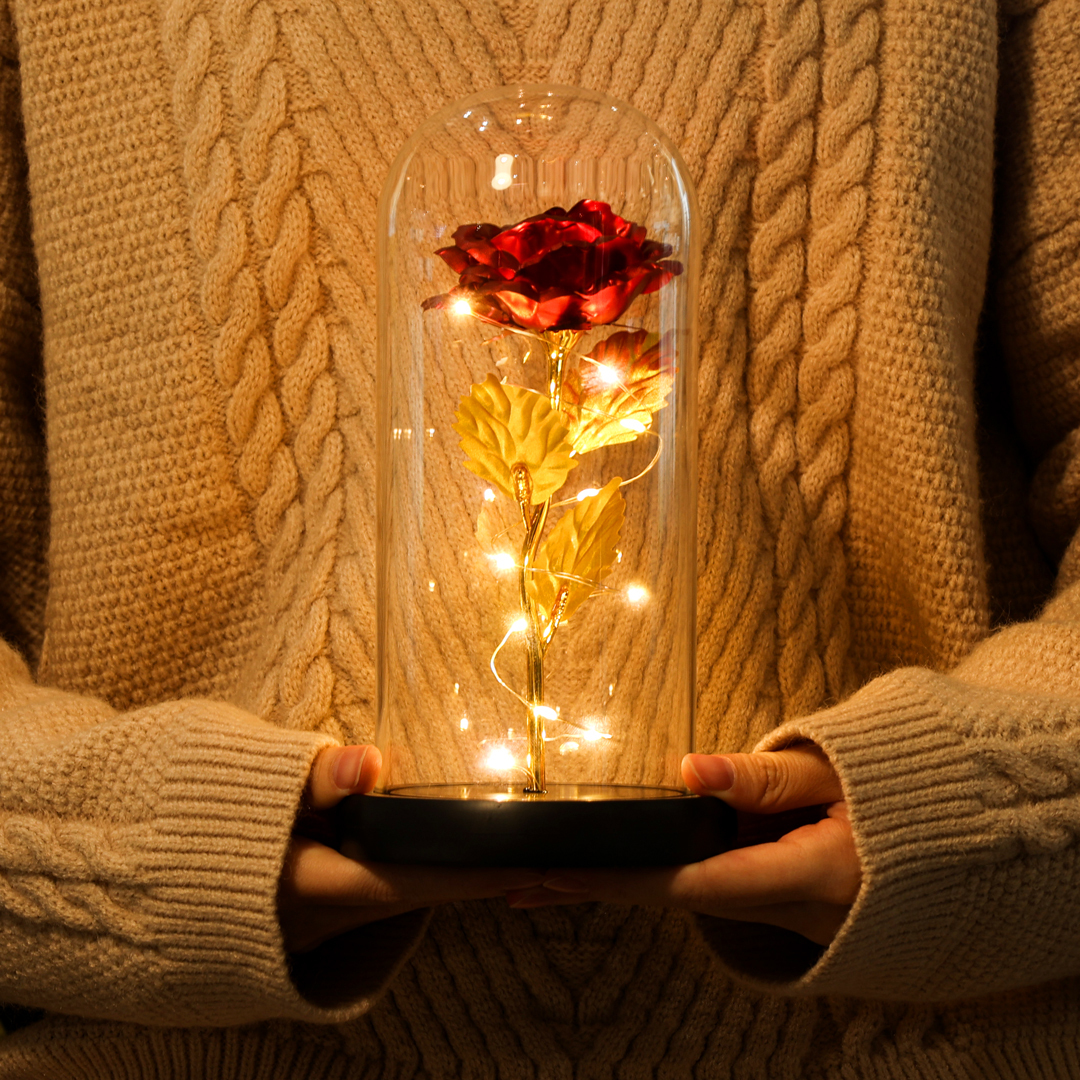 Eternal Glass Dome Rose Night Light Valentine's Day Gifts For Her