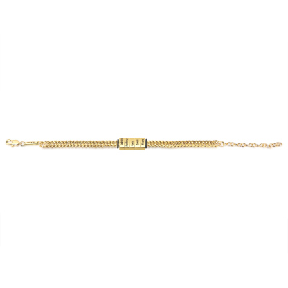 6 Names - Personalised Name Stainless Steel Men's Bracelet Great Gift for Him