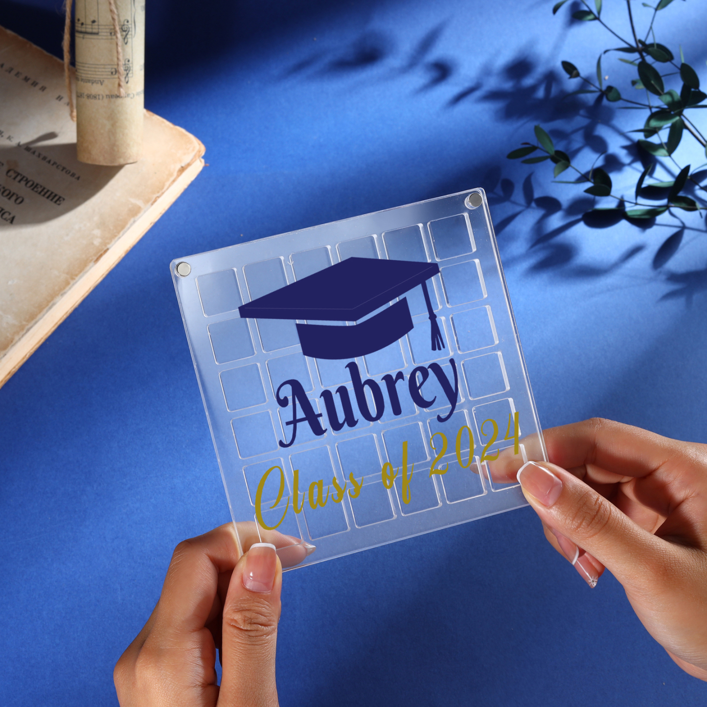 Personalised Acrylic Graduation Gift, Customized Name and Text Acrylic Ornament Gift For Her/Him