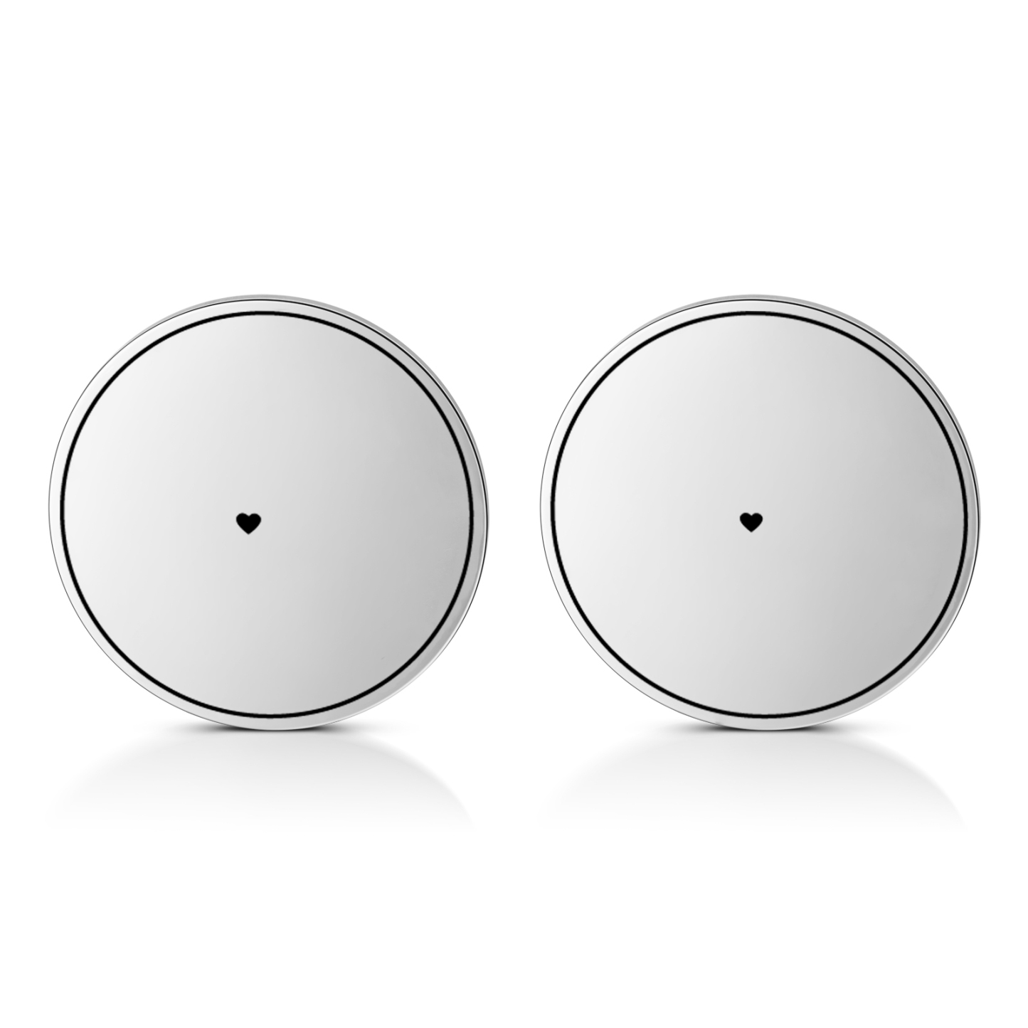 2 PCS Personalized Name Stainless Steel Anniversary Coin Custom Text And Year Special Gift