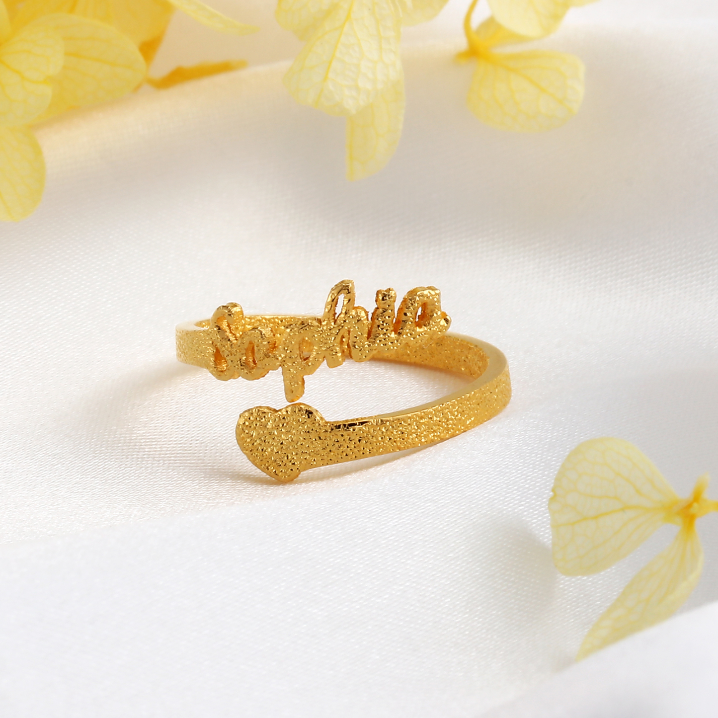 Personalised Family Name Ring Custom 1 Names Gifts For Women | Jessemade
