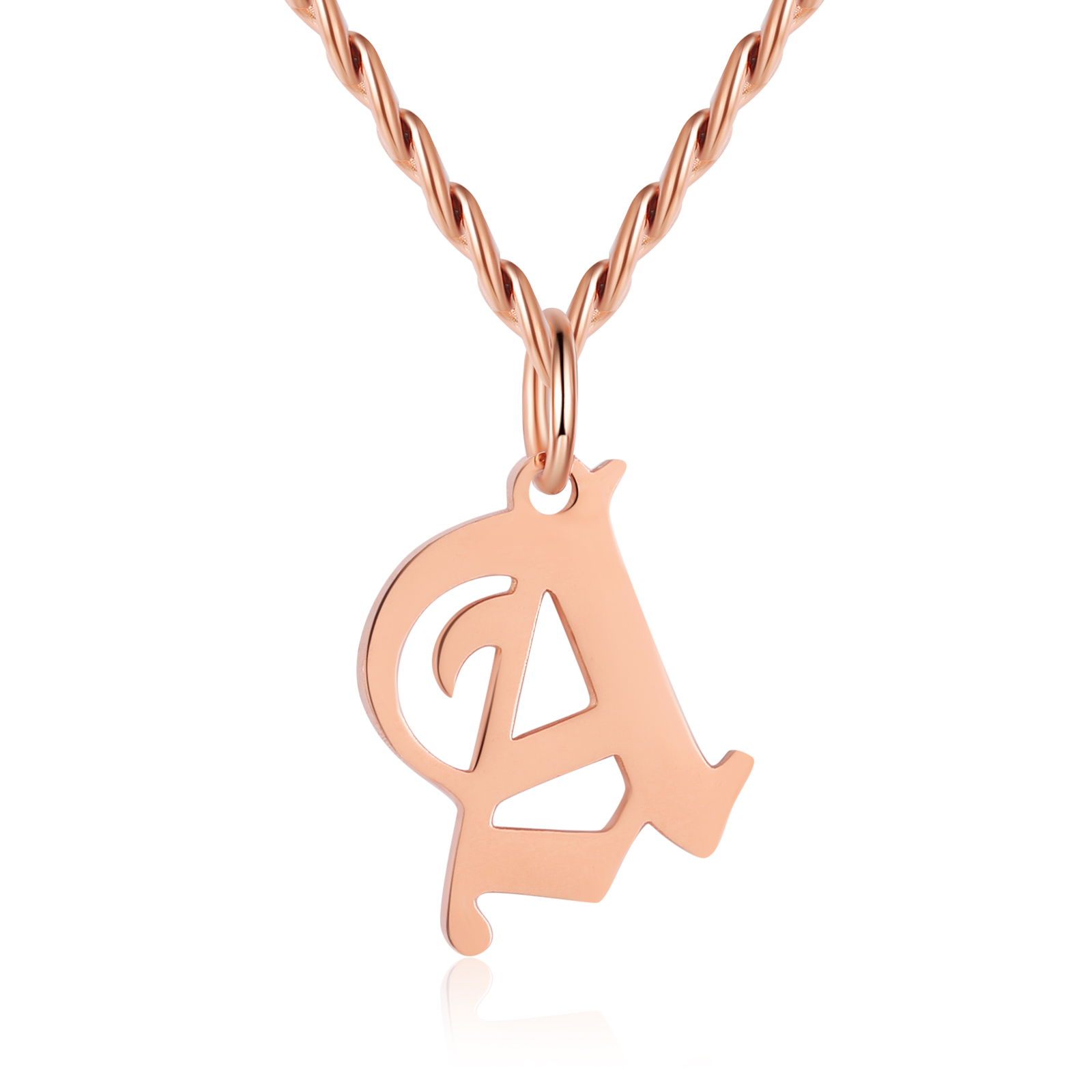 Personalised Letter Necklace Classic Jewelry Gift For Her