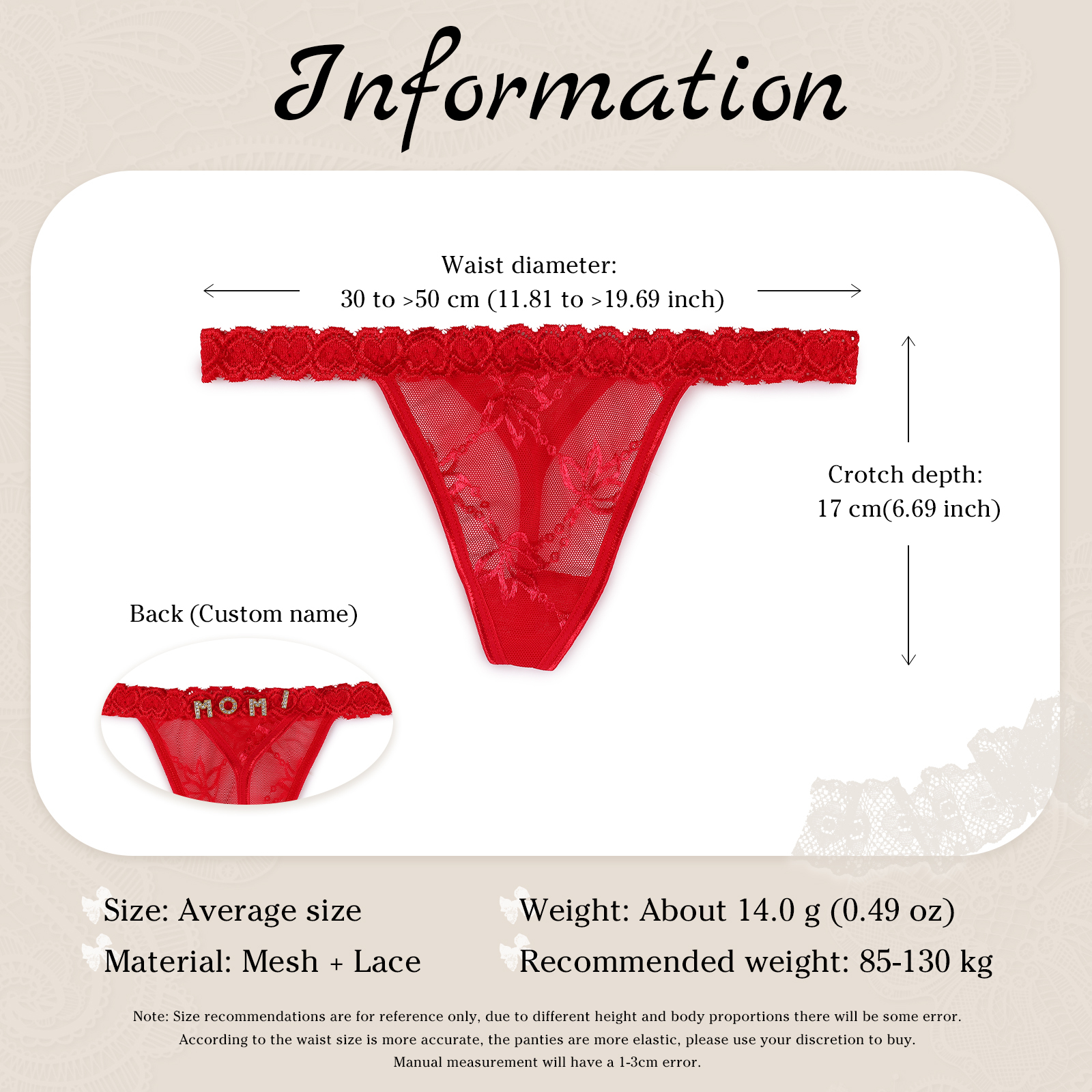 Personalized Women's Sexy Panties, Custom Personalized Panties For Your Women, Couple Gifts