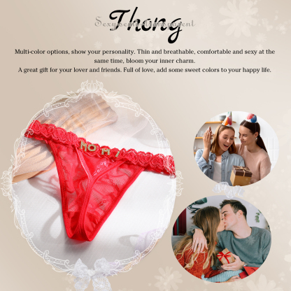 Personalized Women's Sexy Panties, Custom Personalized Panties For Your Women, Couple Gifts