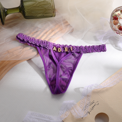 Personalized Women's Sexy Panties, Custom Personalized Panties For Your Women, Couple Gifts