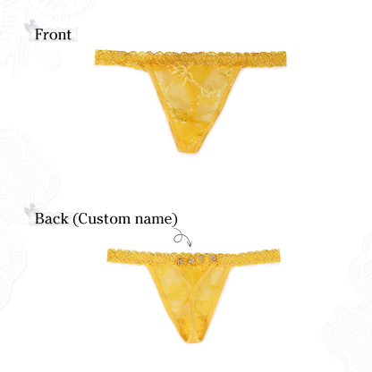 Personalized Women's Sexy Panties, Custom Personalized Panties For Your Women, Couple Gifts