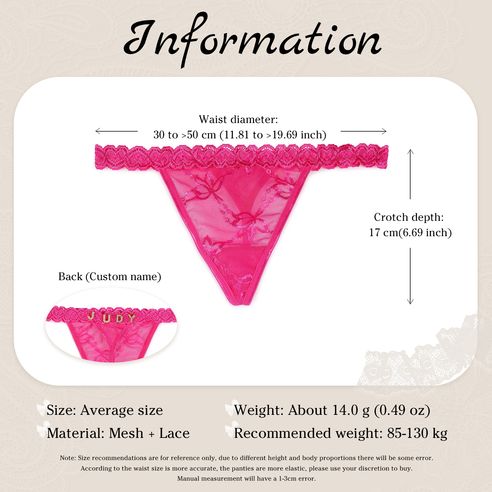 Personalized Women's Sexy Panties, Custom Personalized Panties For Your Women, Couple Gifts