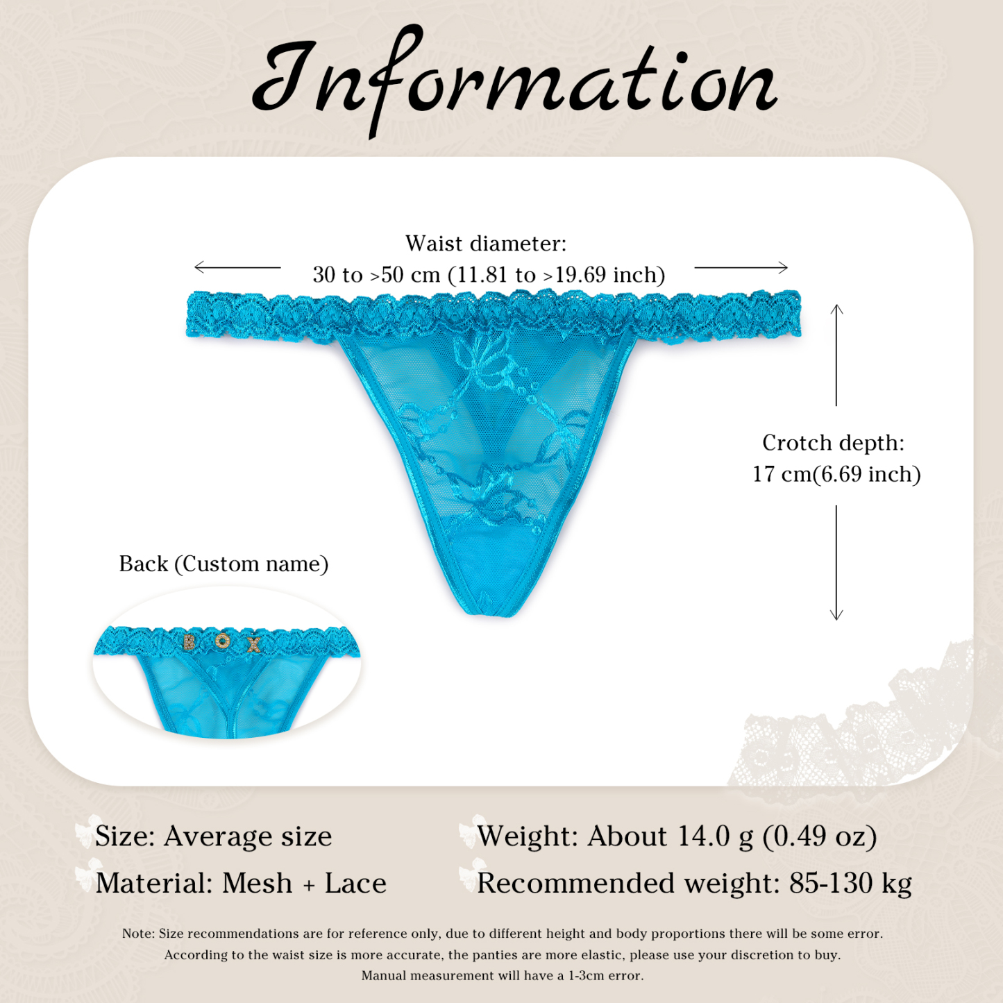 Personalized Women's Sexy Panties, Custom Personalized Panties For Your Women, Couple Gifts