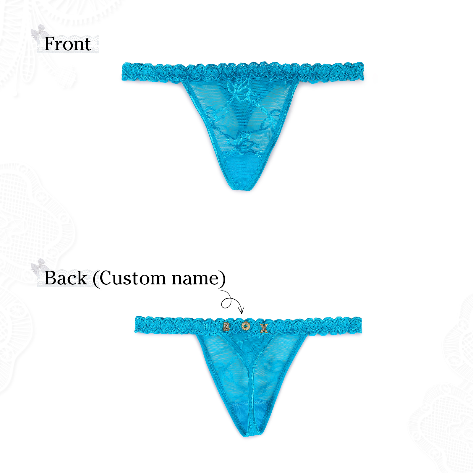 Personalized Women's Sexy Panties, Custom Personalized Panties For Your Women, Couple Gifts