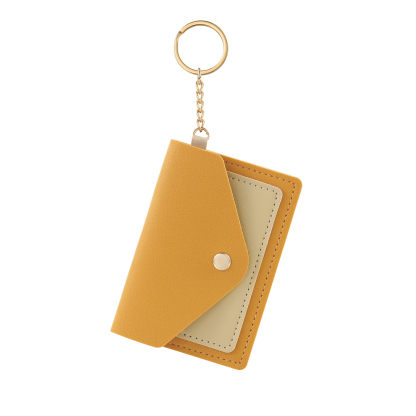 Personalised PU Leather Card Holder with Keychain – Stylish & Practical Gift