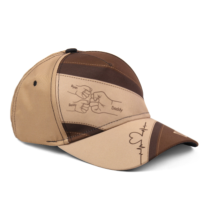 Personalised Daddy Baseball Cap – Custom Name Gift for Dad – Unique Father’s Day Dad Hat from Kids | Jessemade