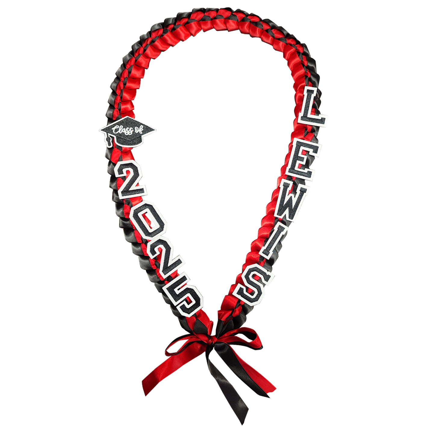 Personalised Graduation Gift Belt – Custom Name & Year Ribbon Lei for Students | Jessemade