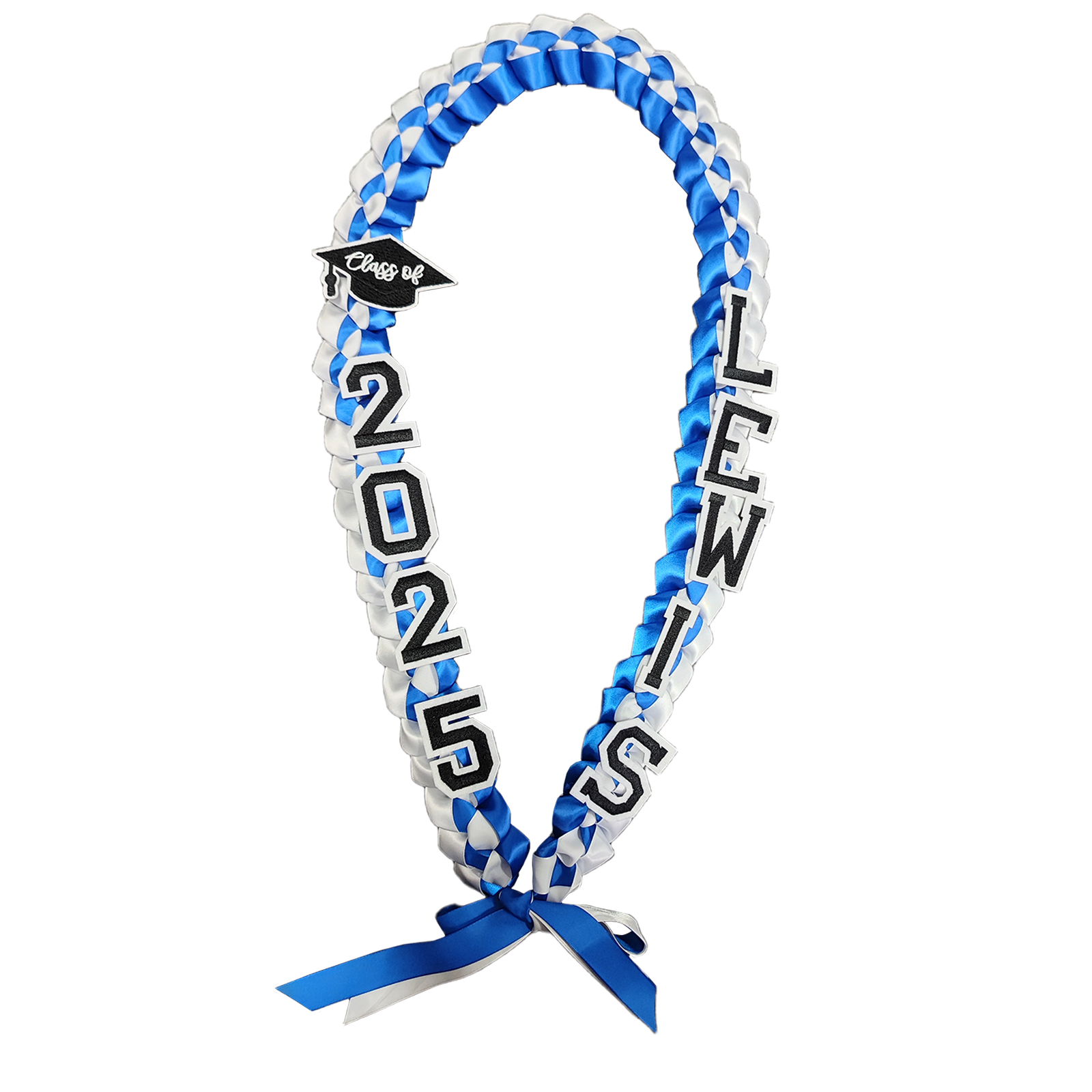 Personalised Graduation Gift Belt – Custom Name & Year Ribbon Lei for Students | Jessemade