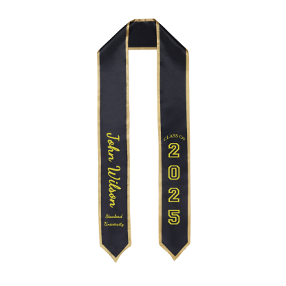 Personalised Graduation Ribbon – Custom Name, Year & Text for Graduate