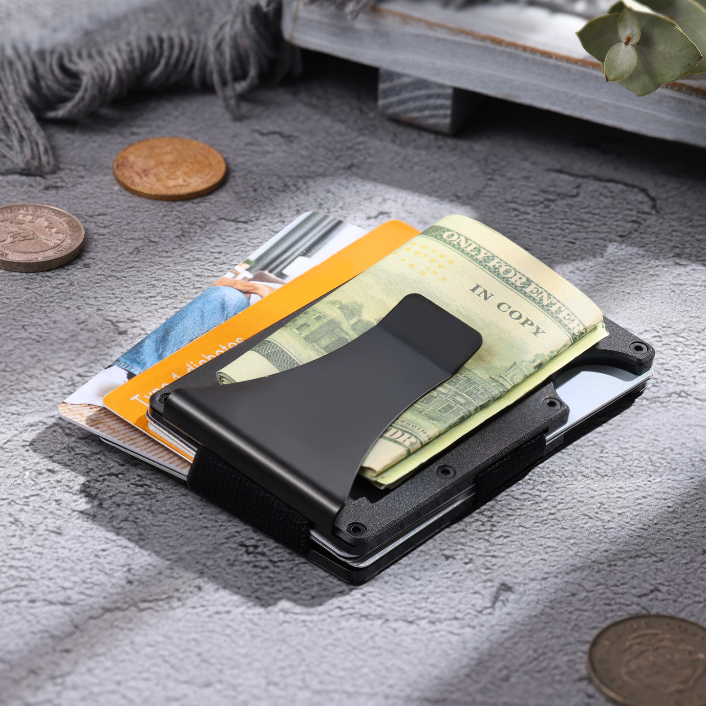 5 Names Personalised Best Dad Ever Metal Wallet Clip– Custom Engraved Father's Day Gift | Jessemade