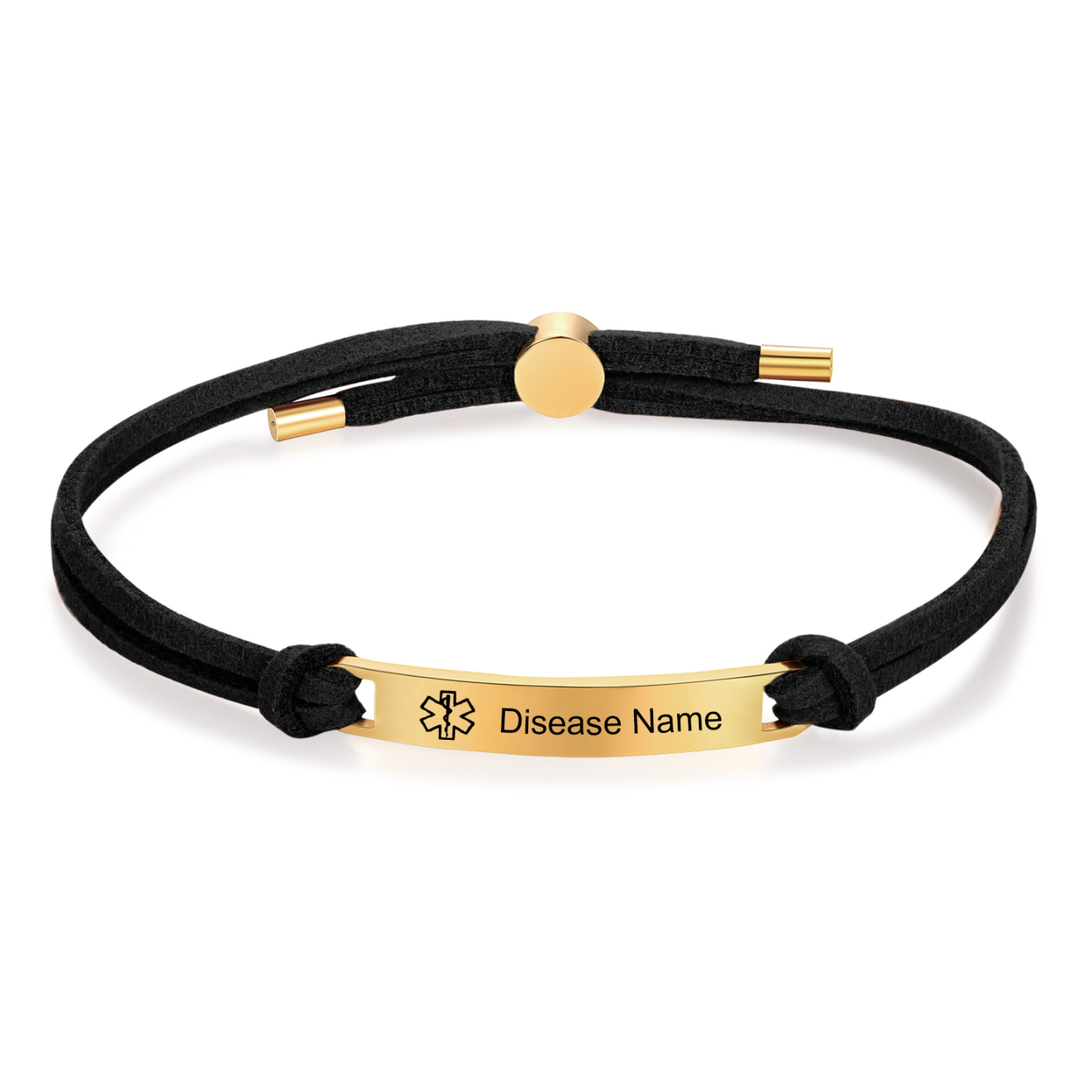 Personalised Name and Text Gold Titanium Steel Bracelet Men's Bracelet Father's Day Gift for Dad