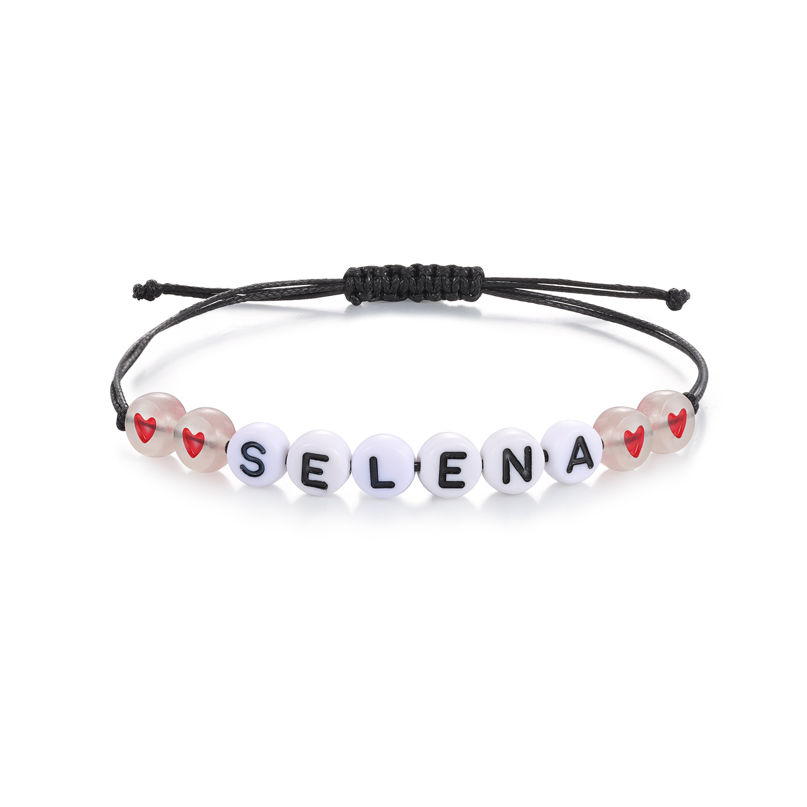 Personalized Name Acrylic Bead Bracelet, A Good Start-Of-School Gift For My Daughter