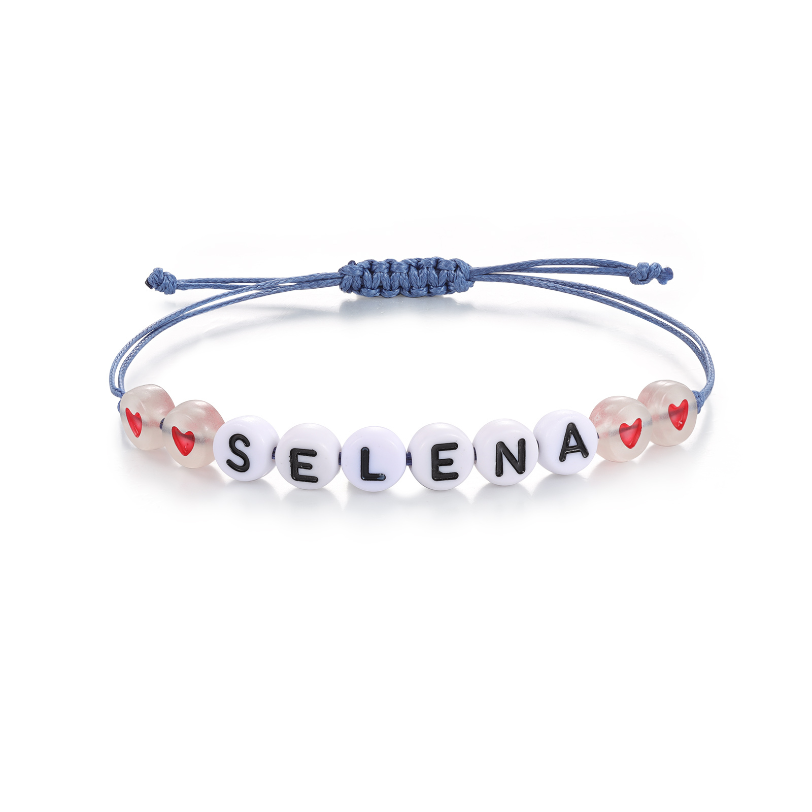 Personalized Name Acrylic Bead Bracelet, A Good Start-Of-School Gift For My Daughter