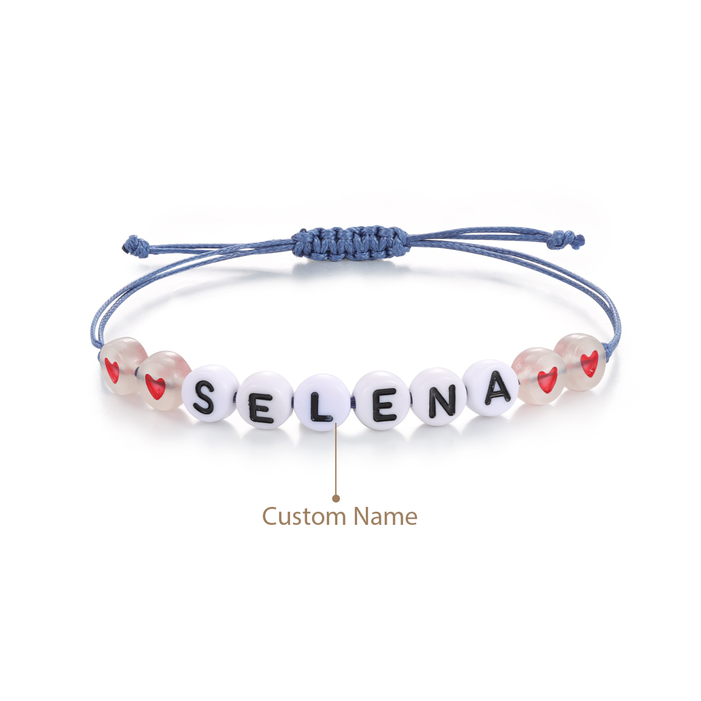 Personalized Name Acrylic Bead Bracelet, A Good Start-Of-School Gift For My Daughter