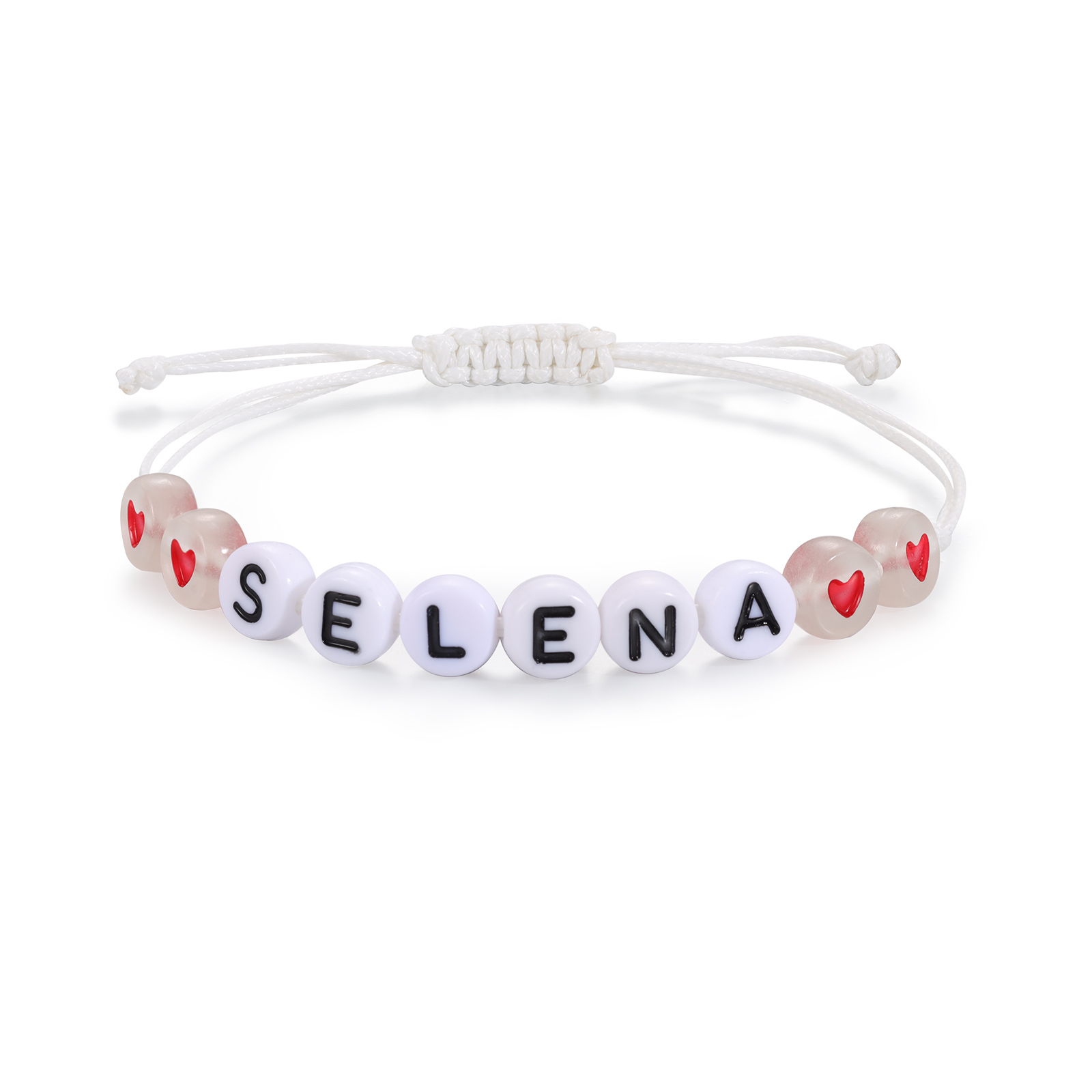 Personalized Name Acrylic Bead Bracelet, A Good Start-Of-School Gift For My Daughter