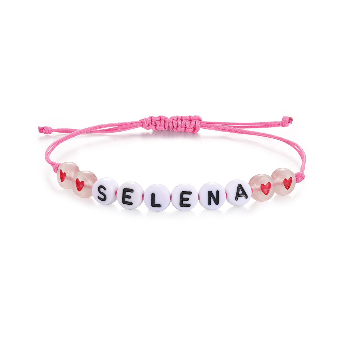 Personalized Name Acrylic Bead Bracelet, A Good Start-Of-School Gift For My Daughter
