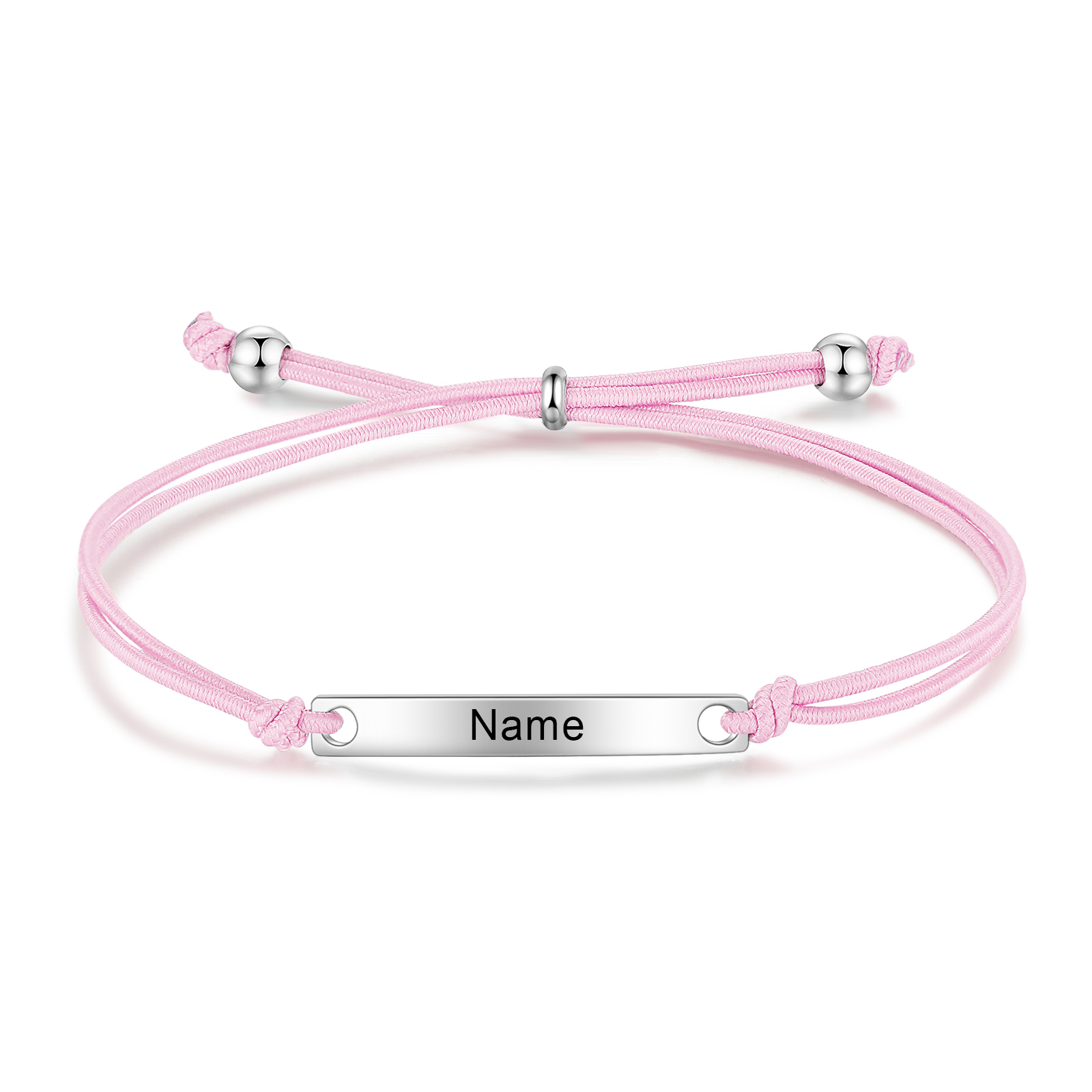 Personalized Name Stainless Steel Bracelet Adjustable, A Good Start-Of-School Gift For My Daughter