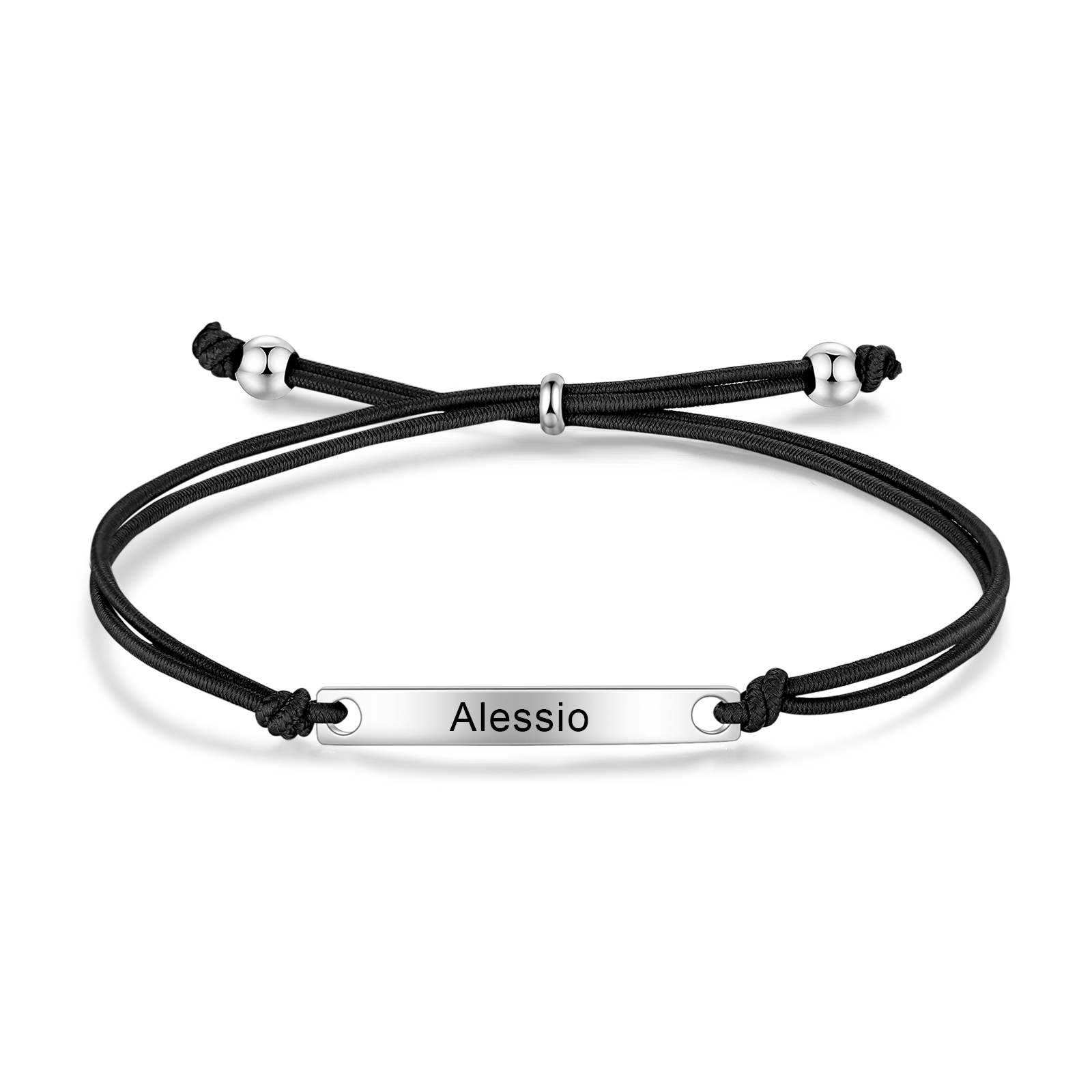 Personalized Name Stainless Steel Bracelet Adjustable, A Good Start-Of-School Gift For My Daughter