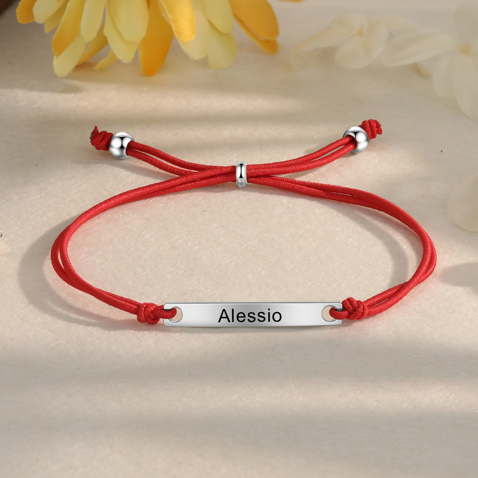 Personalized Name Stainless Steel Bracelet Adjustable, A Good Start-Of-School Gift For My Daughter