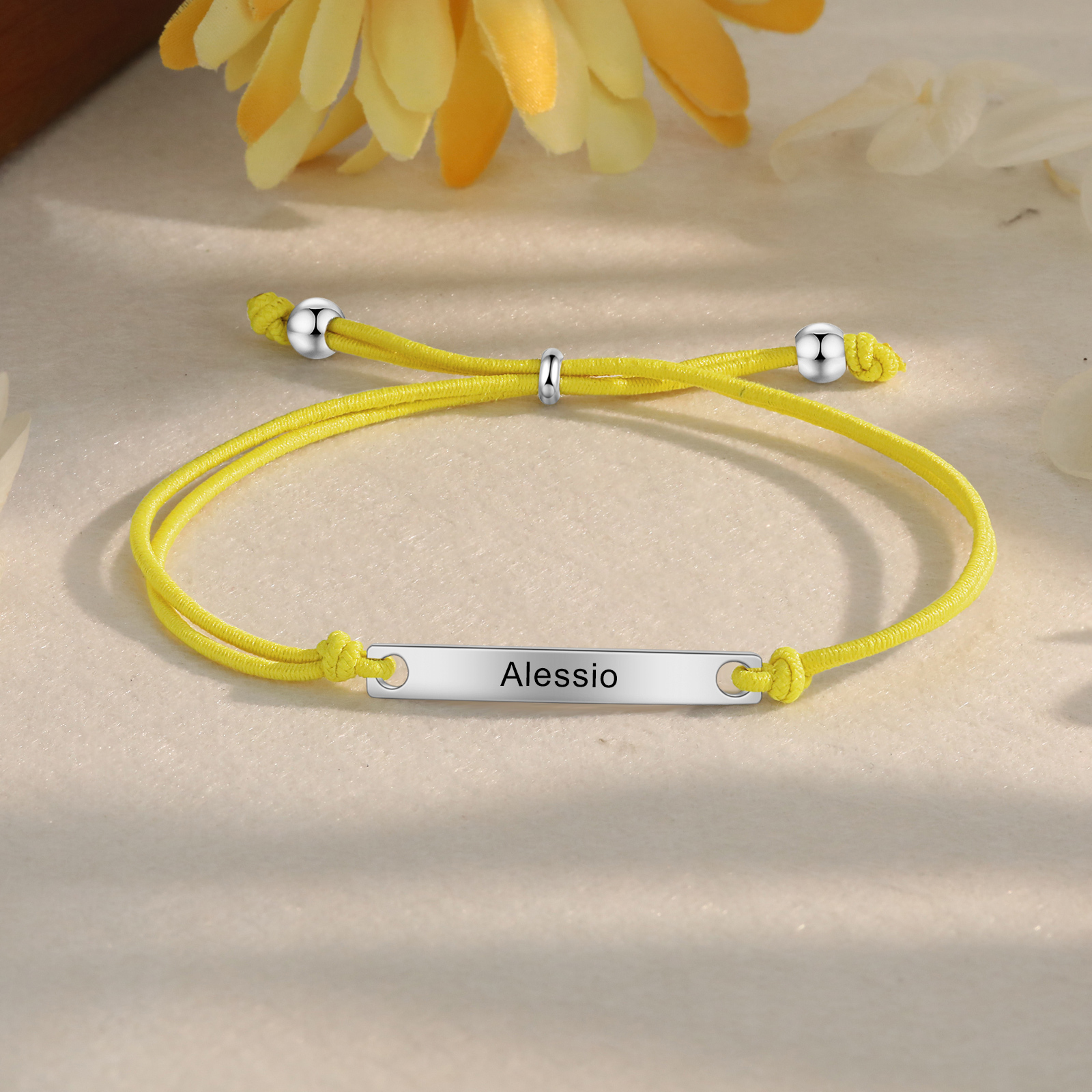 Personalized Name Stainless Steel Bracelet Adjustable, A Good Start-Of-School Gift For My Daughter