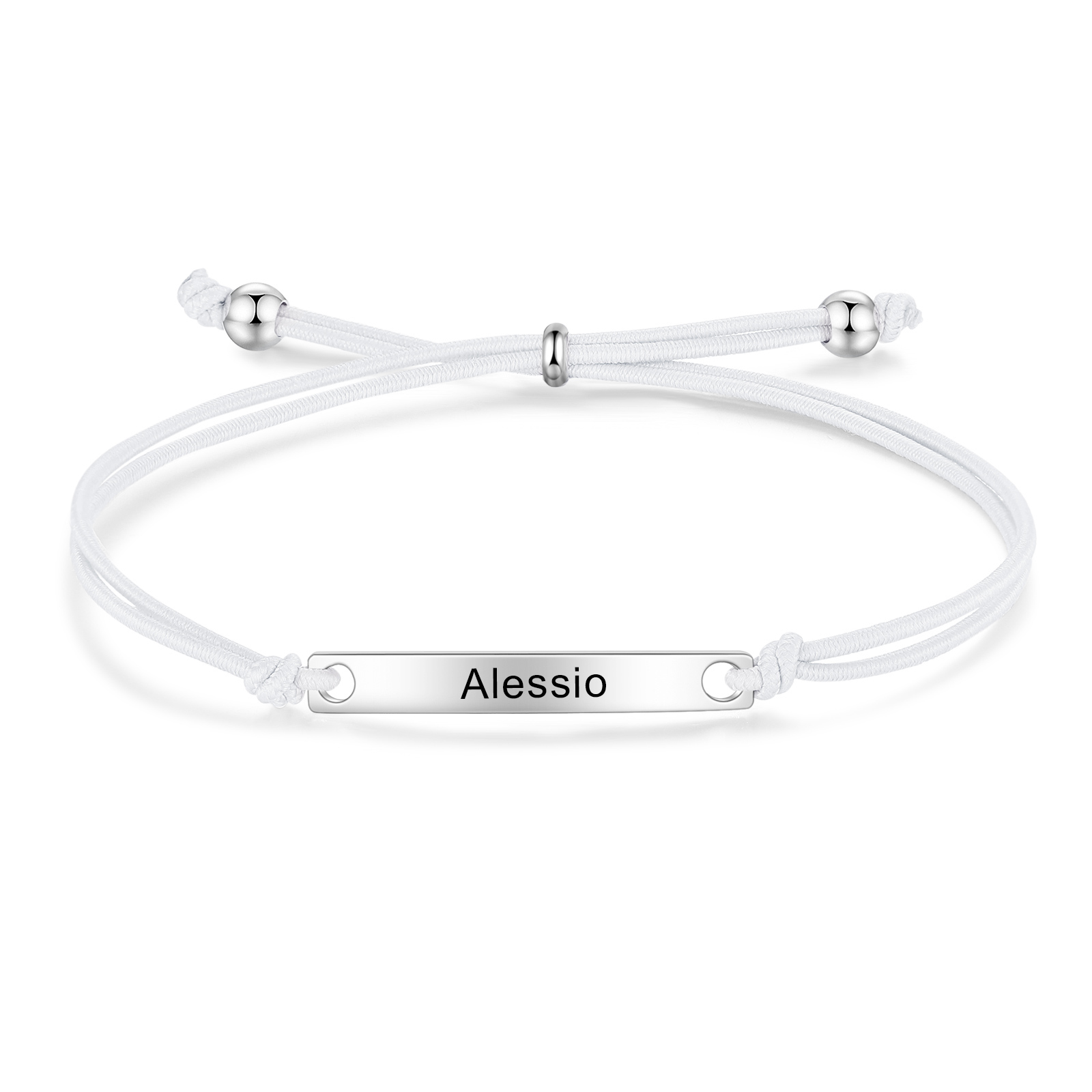 Personalized Name Stainless Steel Bracelet Adjustable, A Good Start-Of-School Gift For My Daughter